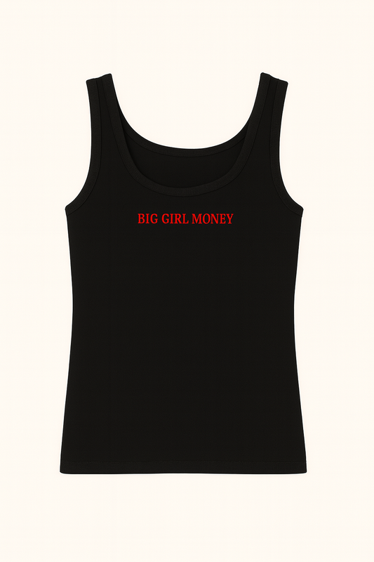 (Pre-Order) - Signature BGM Tank in black "Red BGM"